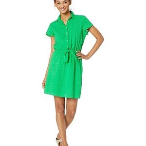 J crew factory eyelet shirt dress S